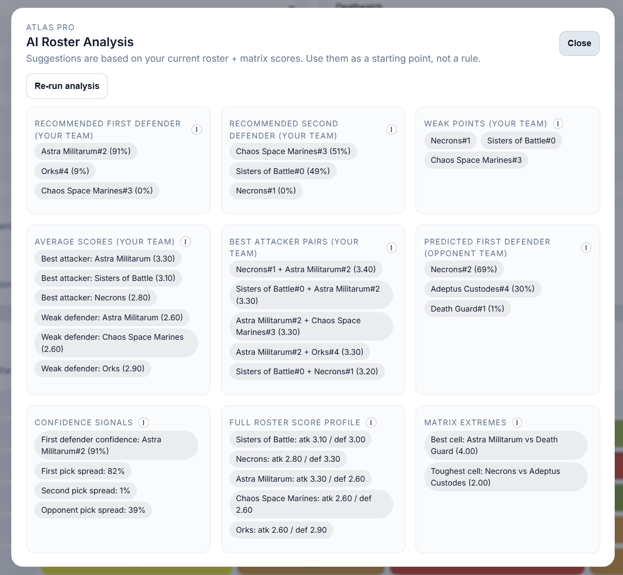 Pairing Simulator and AI Pairing Engine screenshot 2