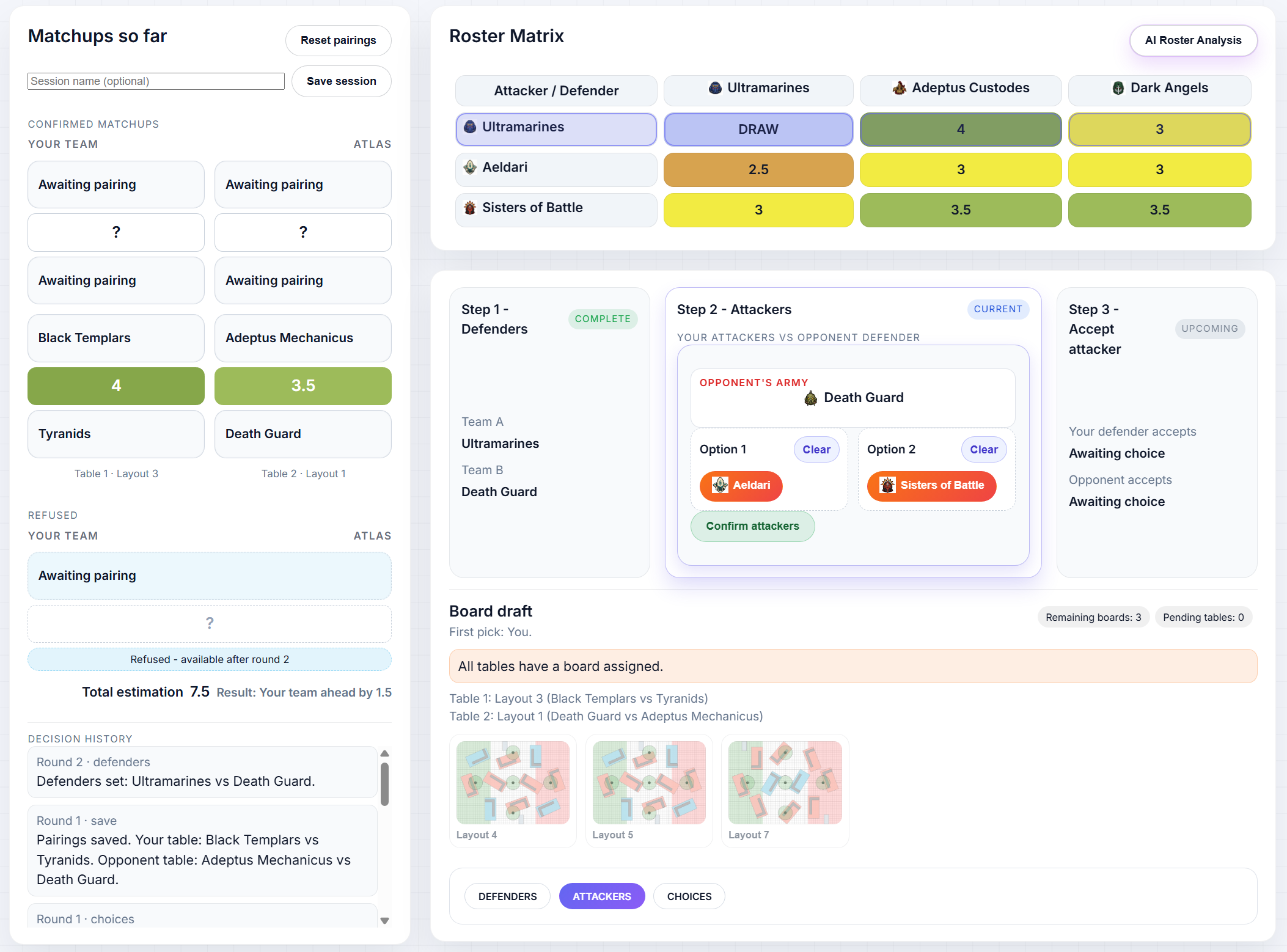Pairing Simulator and AI Pairing Engine screenshot 1